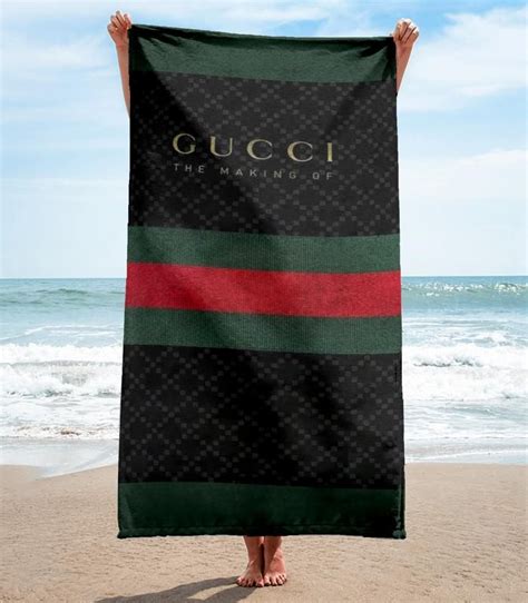 fake gucci beach towel|gucci jacquard beach towel.